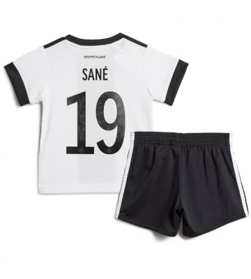 Germany Leroy Sane #19 Replica Home Stadium Kit for Kids World Cup 2022 Short Sleeve (+ pants)